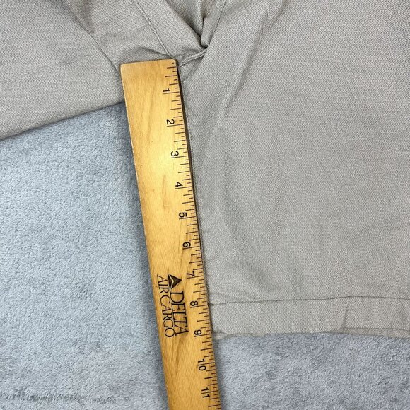 NWT Michael Kors Stretch Spring 1 Khaki Shorts Tan Herringbone Business Casual - Picture 9 of 10